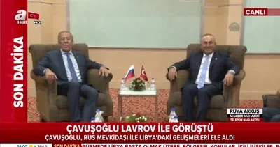 Son dakika: Dışişleri Bakanı Mevlüt Çavuşoğlu ile Lavrov arasında kritik ’Libya’ görüşmesi! | Video