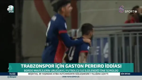 Trabzonspor'a yeni on numara! Gaston Pereiro transferinde sona gelindi | Video