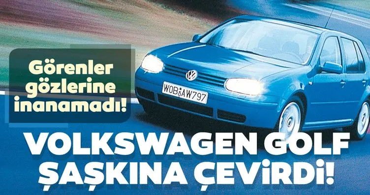 Volkswagen Golf’ün muhteşem değişimi! Aracın son halini görenler şoke oldu!