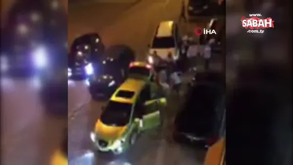 Trabzon'da horonla başlayan eğlencenin tekme tokat kavgaya döndüğü anlar kamerada | Video