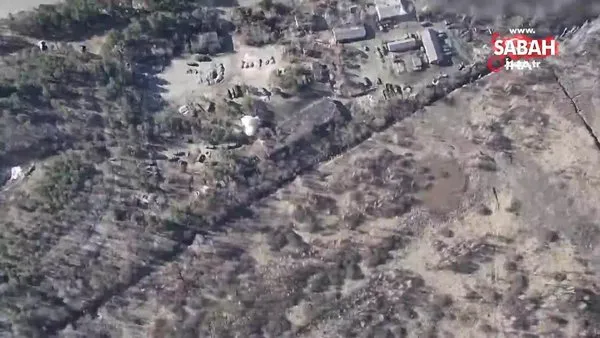 Ukrayna ordusu Rus hedeflerini havadan vurdu | Video