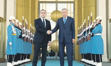 Erdoğan, Gürcistan Başbakanı Garibaşvili’yı kabul etti