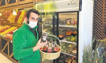 10 bin liralık meyve sepeti