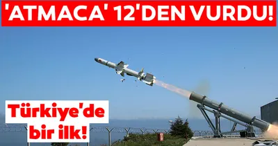 ’Atmaca’ füzesinden tam isabet