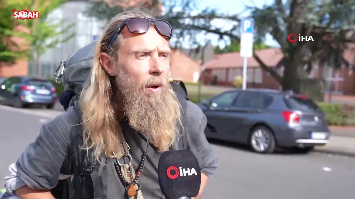 Norveç’ten Gazze’ye yürüyen Kim: “Herkes Filistin halkı için en azından bir şey yapmalı” | Video videosunu izle Norveç’ten Gazze’ye yürüyen Kim: “Herkes Filistin halkı için en azından bir şey yapmalı” | Video videosunu izle