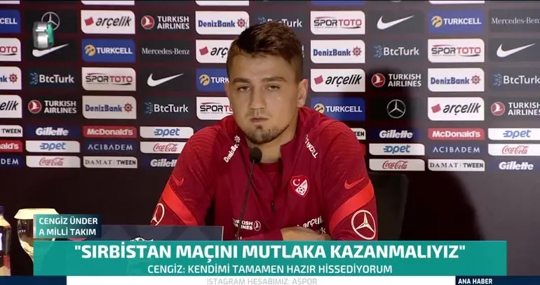 Cengiz Ünder: Mutlaka kazanmalıyız!