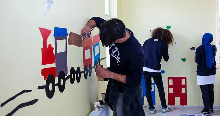 YTÜ öğrencileri Ahlat’ta anaokulunun iç dizaynını yapıyor