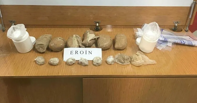 Engelli şahıs 3.5 kilo eroin ve 2 kilo 200 gram morfinle yakalandı