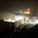 Polonya’nın Katowiçe şehrinde bir sergi sarayının çatısı, biriken karın ağırlığıyla çöktü