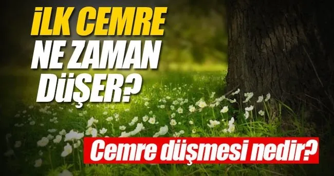 Cemre düşmesi merakla bekleniyor! - Cemre ne zaman düşecek? - İşte detaylar