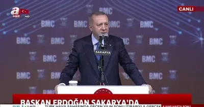 Cumhurbaşkanı Erdoğan, Sakarya’da konuştu