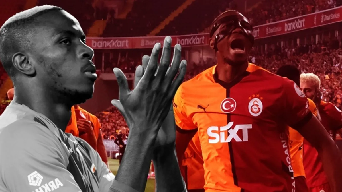 Galatasaray taraftarlarından Osimhen'e büyük sürpriz! Şampiyonluk kutlamasında detaylar belli oldu...