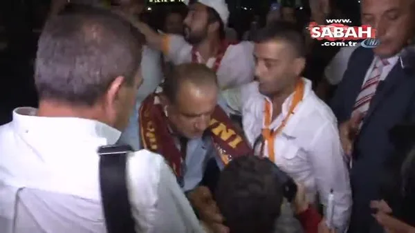 Galatasaray kafilesi Ankara'da coşkuyla karşılandı
