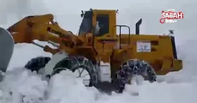 Van’da hasta kurtarma ve karla mücadele çalışması | Video