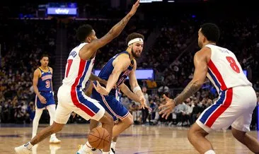 NBA’de Warriors, Pistons karşısında zorlanmadı