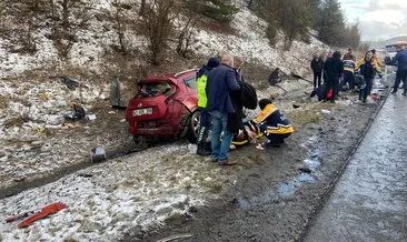 TEM’de feci kaza: Ölü ve yaralılar var #bolu