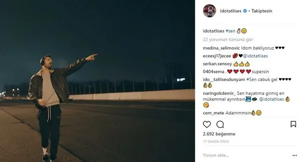 Ünlülerin Instagram paylaşımları (11.01.2018)