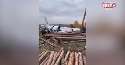 Son dakika! Tataristan’da uçak düştü, 19 kişi öldü! İşte ilk görüntüler | Video