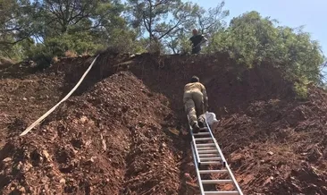 Komandolar yangın bölgesinde
