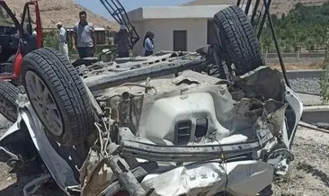Nusaybin’de feci kaza! Otomobil takla attı: 1 ölü, 1 ağır yaralı #mardin