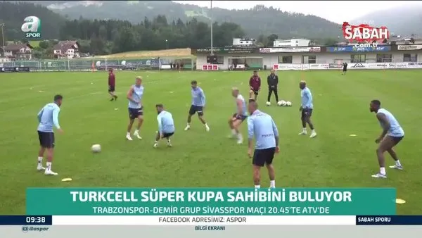 Trabzonspor - Sivasspor Maçı İzle! ATV CANLI YAYIN Trabzonspor - Sivasspor Süper Kupa Final Maçı izle | Video