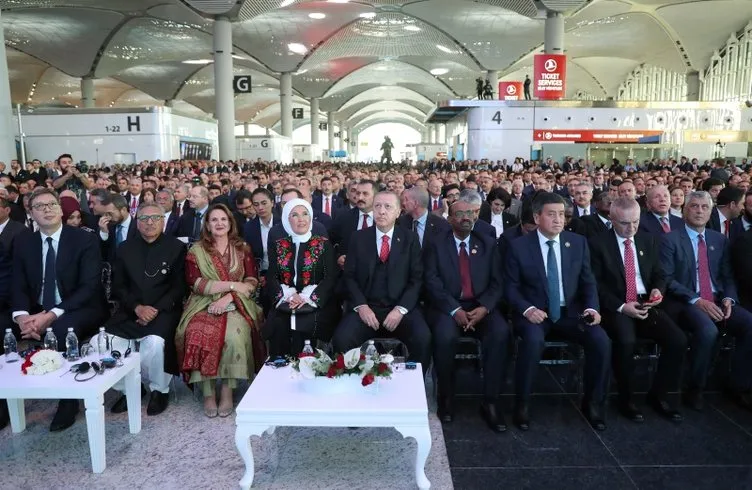Başkan Erdoğan yeni havalimanının açılışını gerçekleştirdi