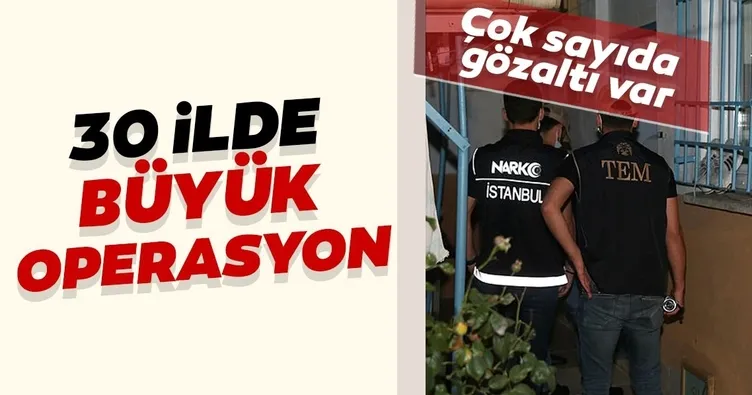 İstanbul merkezli 30 ilde FETÖ'ye büyük operasyon! 76 şüpheliden 59'u yakalandı