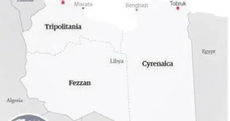 Peçeteye çizdiği haritayla Libya’yı üç parçaya ayırdı