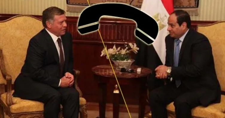 Ürdün Kralı Abdullah ile Mısır Cumhurbaşkanı Sisi telefonla görüştü