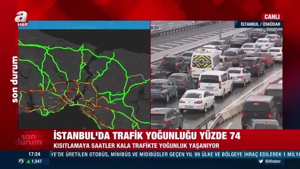 Son Dakika: İstanbul trafiğinde son durum! Ana arterler kilit! | Video