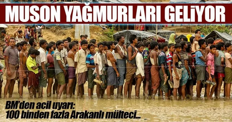 Arakanlı mültecilerin yeni korkusu Muson yağmurları