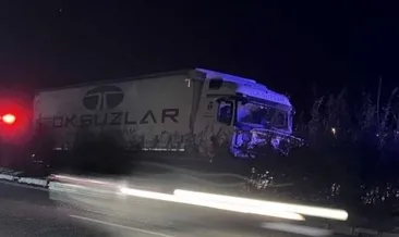 Direksiyonda kalp krizi geçiren TIR şoförü hayatını kaybetti #giresun