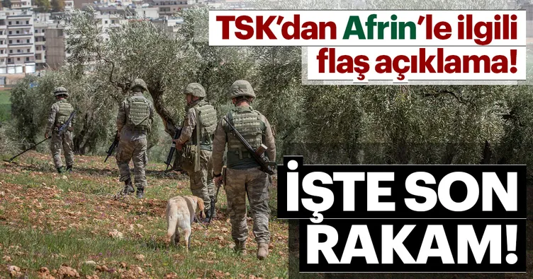 Son Dakika: TSK’dan flaş Afrin açıklaması