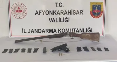 Evini silah atölyesine çeviren şahıs yakalandı #afyonkarahisar