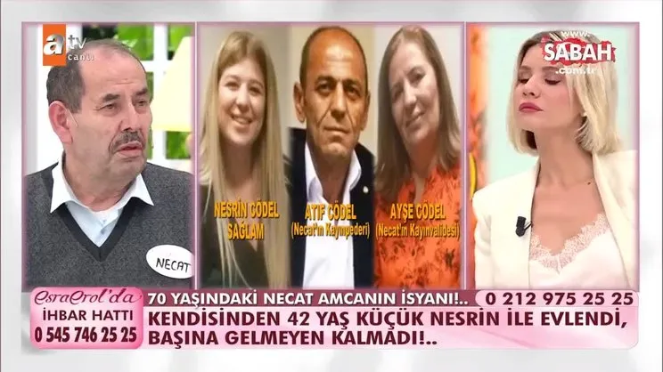 Kendisinden 42 yaş küçük Nesrin ile evlendi! Başına gelmeyen kalmadı! | Video