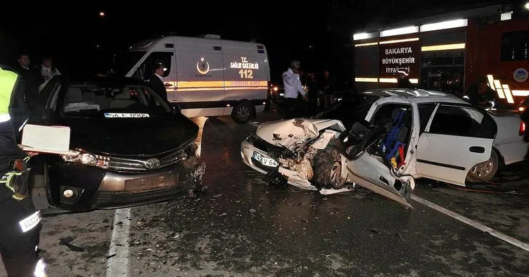 Sapanca’da kaza: 1 ölü, 6 yaralı