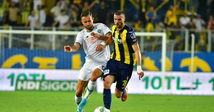 Başkentte gol sesi çıkmadı! Ankaragücü 0-0 Konyaspor