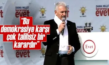 Başbakan Yıldırım Kırşehir’de konuştu