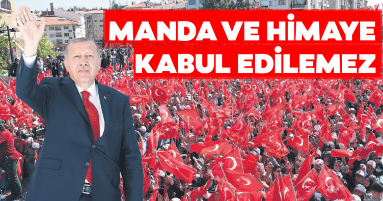 Manda ve himaye kabul edilemez
