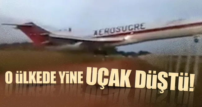 Kolombiya’da kargo uçağı düştü: 5 ölü