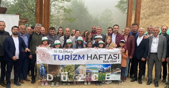 Akçakoca’nın saklı güzelliği Aktaş Şelalesi turizme açıldı