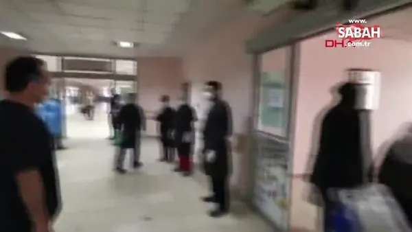 Erzurum'da corona virüsü tedavisi tamamlanan 20 kişi alkışlar arasında böyle taburcu oldu | Video