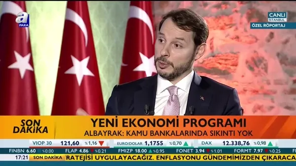 Bakan Albayrak A Para - A Haber ortak yayınında soruları cevapladı