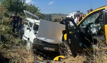 Erdek-Bandırma karayolunda kafa kafaya çarpışma! 4 yaralı #balikesir