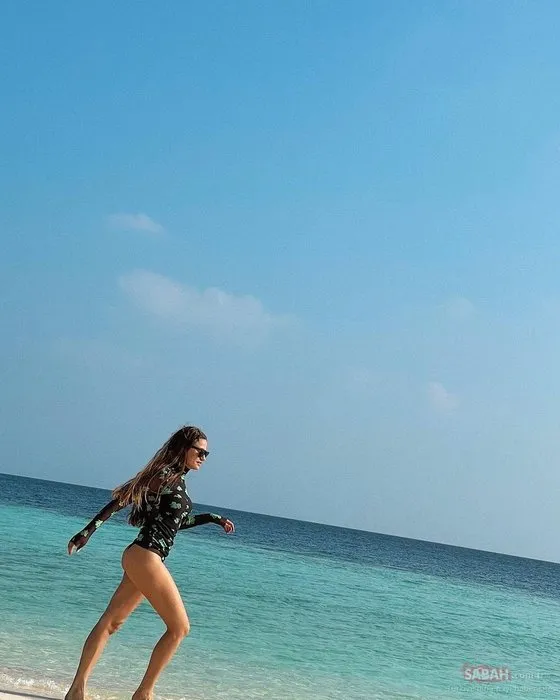Serenay Sarıkaya’nın Maldivler pozu göz kamaştırdı! Acılara yürüyor korkmuyorum