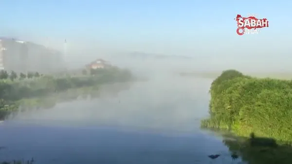 Ardahan'da sis tabakası görsel şölen sundu | Video