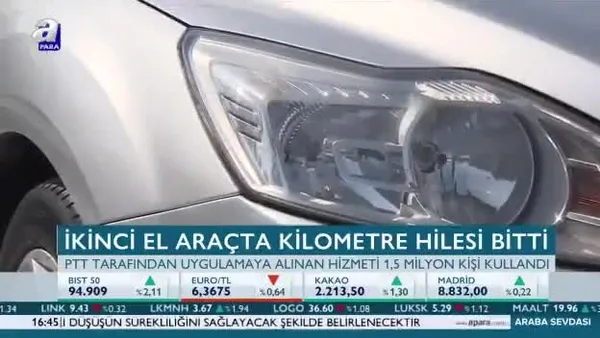 İkinci el araçta kilometre hilesi bitti