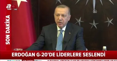Başkan Erdoğan G-20’de liderlere seslendi | Video
