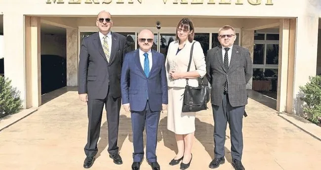 Estonya Büyükelçisi Mersin’i ziyaret etti
