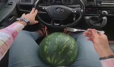 Karpuzlu trafik magandası yakalandı